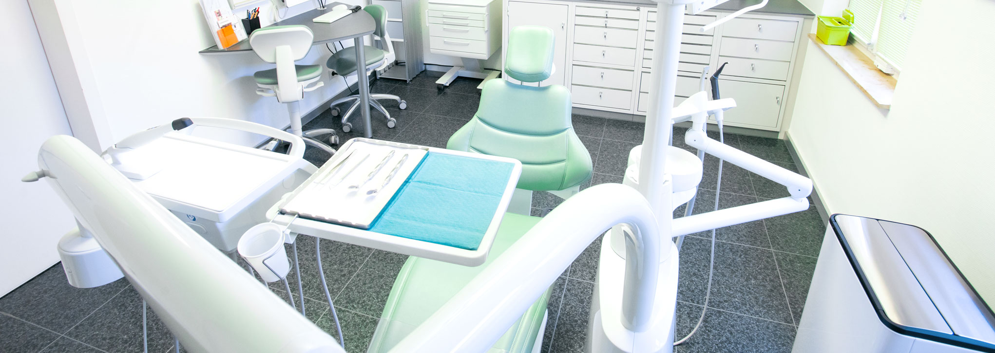 Behandlungsplatz – Zahnarztpraxis Nordkirchen - Zahnärztin Pilar Hubbertz-Angel